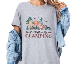 Family Camp Shirt, I'd Rather Be Camping Shirt, Glamping Shirt, Hiking Shirt, Outdoor Shirt, Friends Camping Shirt, Nature Lover Shirt