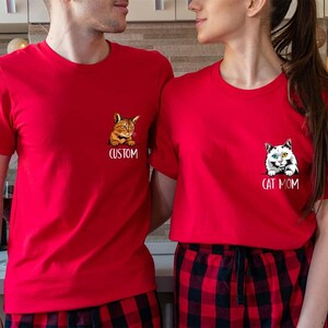 Custom Cat Shirts, Personalized Cat Gifts, Cat Mom Gifts, Cat Dad Clothing, Cat Owner Outfit, Customizable Cat Breed Crewneck Sweatshirt Bild 7