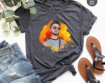 Camiseta con retrato personalizada, camisa con retrato familiar, regalo personalizado, camisa con retrato personalizada, retrato de camiseta con foto, regalos personalizados