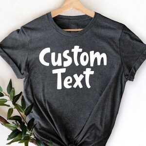 I specialize in crafting personalized shirts featuring a range of unique designs.