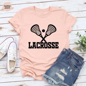 Lacrosse Shirt, Sports T-Shirt, Lacrosse Mom Shirt, Lacrosse Player T-Shirt, Lacrosse Gifts, Lacrosse Graphic Tees, Gift for Him image 3