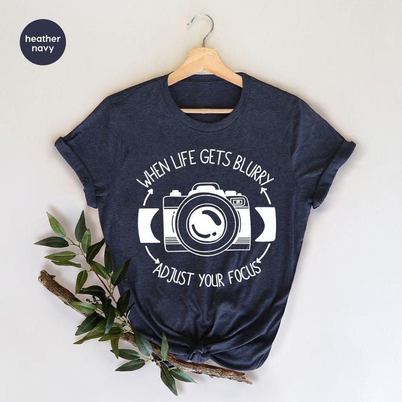 Funny Photographer Shirt, Camera TShirt, Photograph Lover T Shirt, Photography Shirts, Camera Tee, Camera Lovers T-Shirt, Photographer Gift image 2