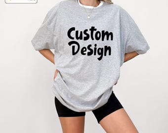Camiseta personalizada, Camiseta a medida, Camiseta personalizada, Regalo personalizado, Camiseta con texto personalizado, Camiseta con frase, Camiseta gráfica personalizada, Camiseta con palabras