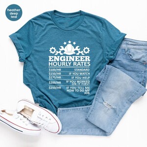 Engineering Major Gift, Funny Saying Shirt, Gift For Dad, Labor Rates Shirt, Fathers Day Gift