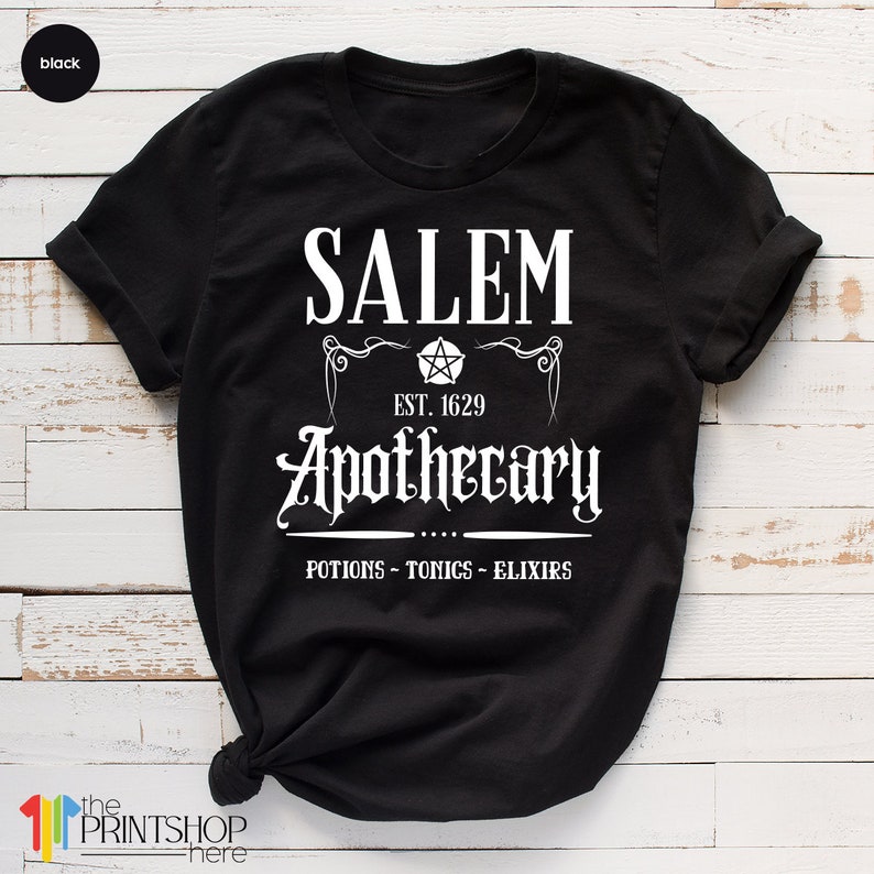 Salem Shirt Pastel Goth Shirt Salem Apothecary Shirt - Etsy