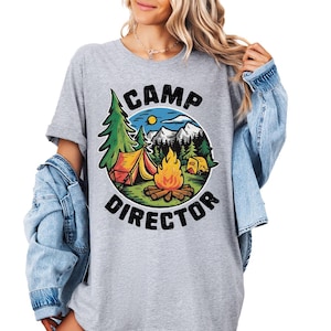 Camp Director Shirt, Summer Camp Director Shirt, Mountain Camping Director Staff Shirt, Nature Camp Staff Coworker Shirt, Tant Camp Shirt