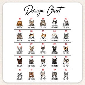 Custom Cat Shirts, Personalized Cat Gifts, Cat Mom Gifts, Cat Dad Clothing, Cat Owner Outfit, Customizable Cat Breed Crewneck Sweatshirt Bild 3