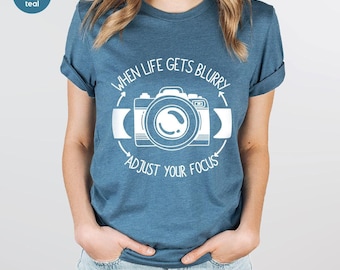 Funny Photographer Shirt, Camera TShirt, Photograph Lover T Shirt, Photography Shirts, Camera Tee, Camera Lovers T-Shirt, Photographer Gift