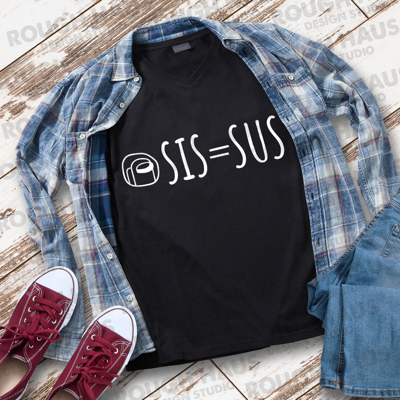 Download Sis Sus Among Us Imposter Crewmate Cricut dxf eps png | Etsy