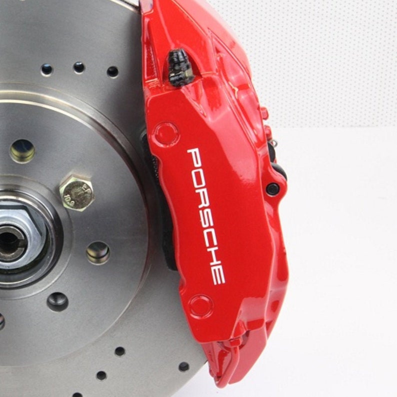 10 x Porsche Brake Caliper Decals Stickers Etsy