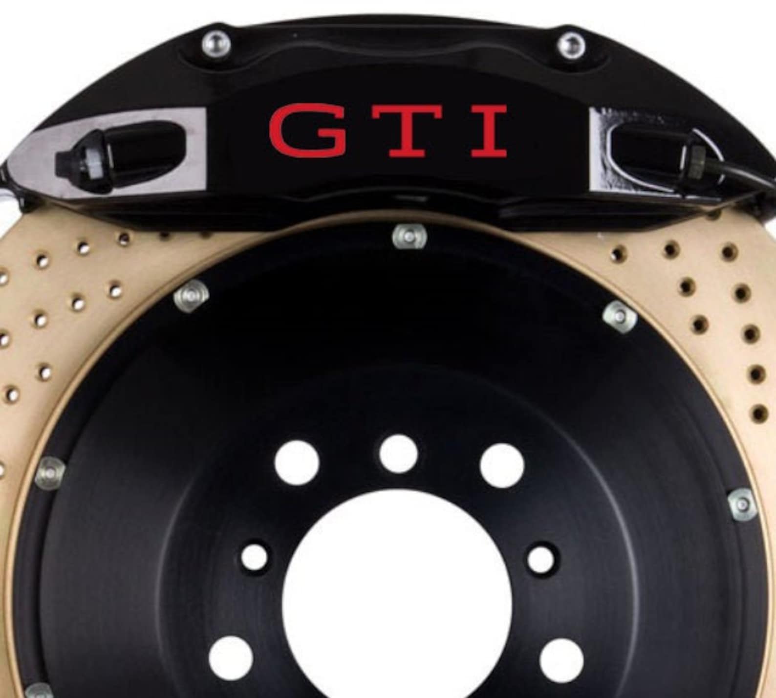 8 x VW Golf GTI new style Brake Caliper Decals Stickers Etsy