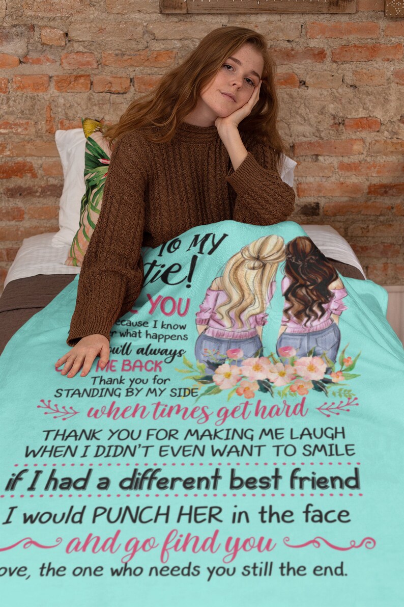 Fleece Blanket Best Friend Gift/Best Friend Sherpa Etsy