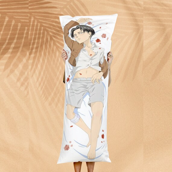Levi Ackerman Body Pillow Cover Attack on Titan Body Pillow Etsy
