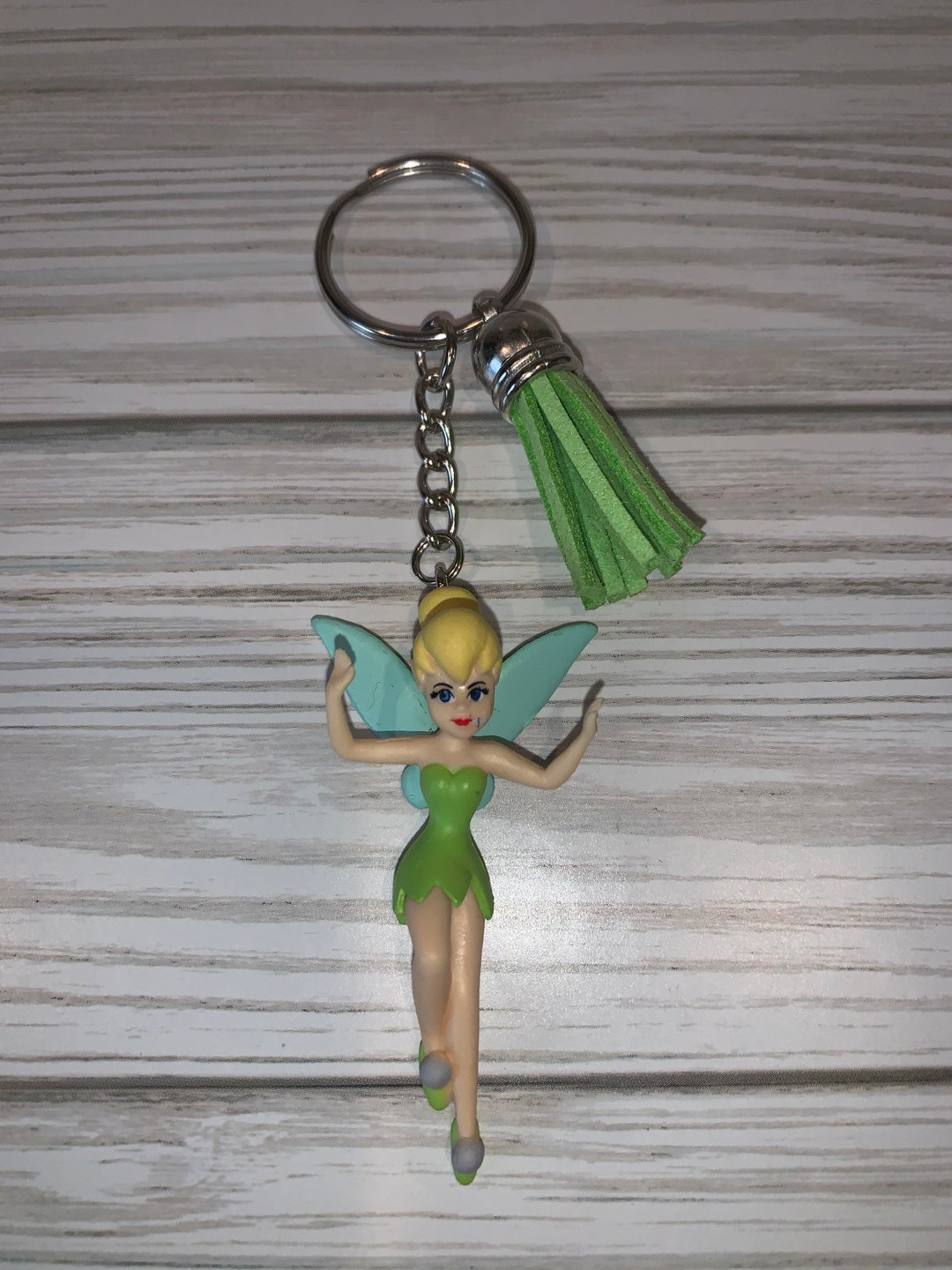 New Disney Tinkerbell Keychain Etsy