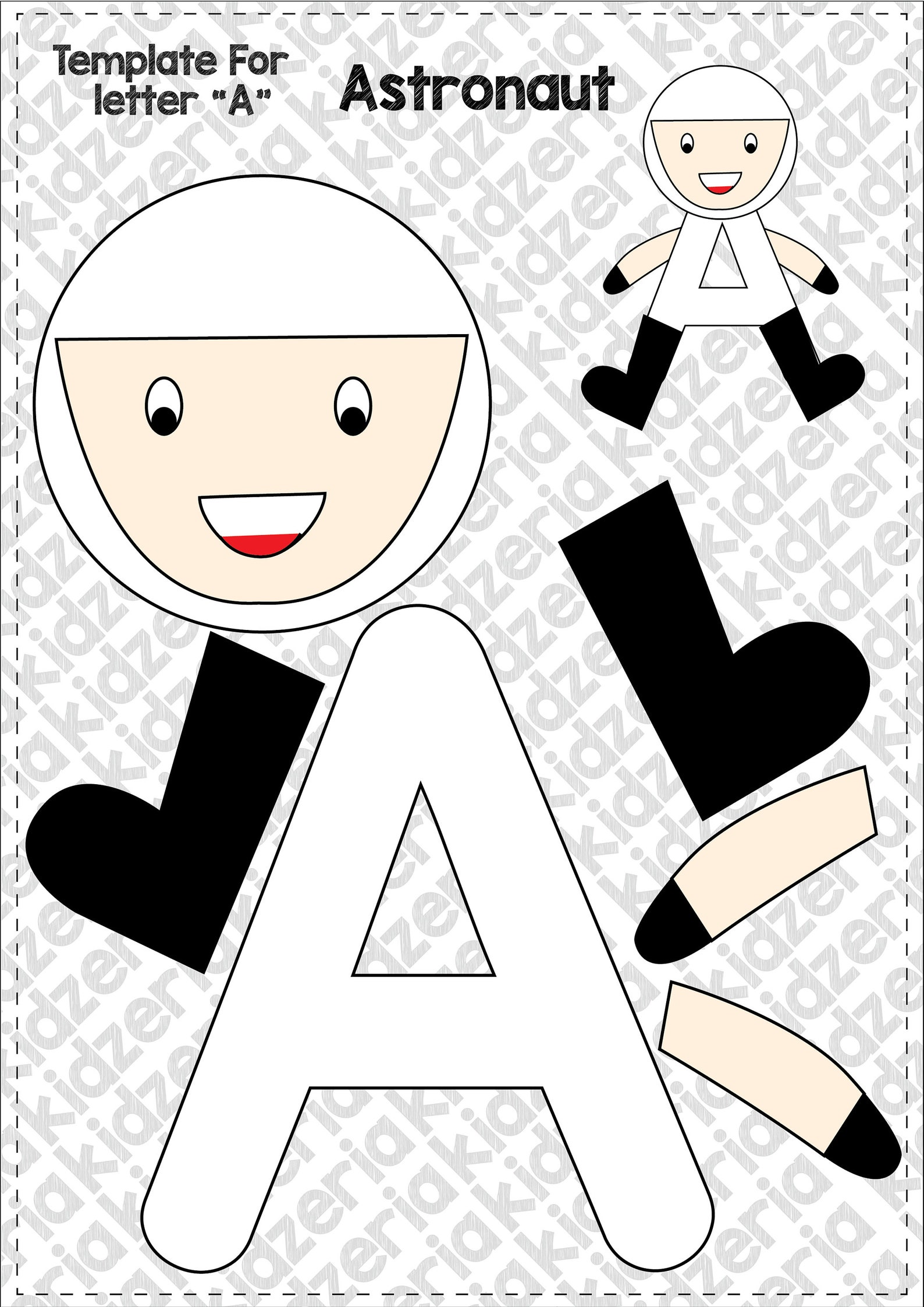 26 Alphabet Craft Template Kids craft Alphabet Craft | Etsy