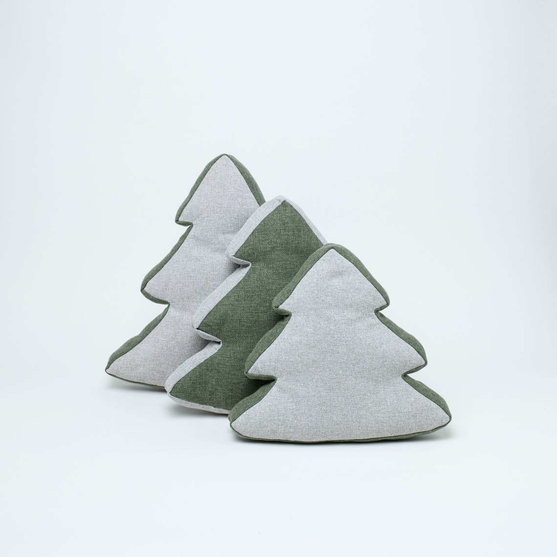 Christmas tree shaped cushion Xmas green tree decorative Etsy