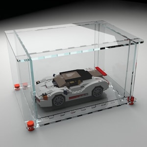 Acrylic Display Case for Lego Sets & Action Figures - Premium Home Organizing Storage - Collectibles Showcase 12x8x8
