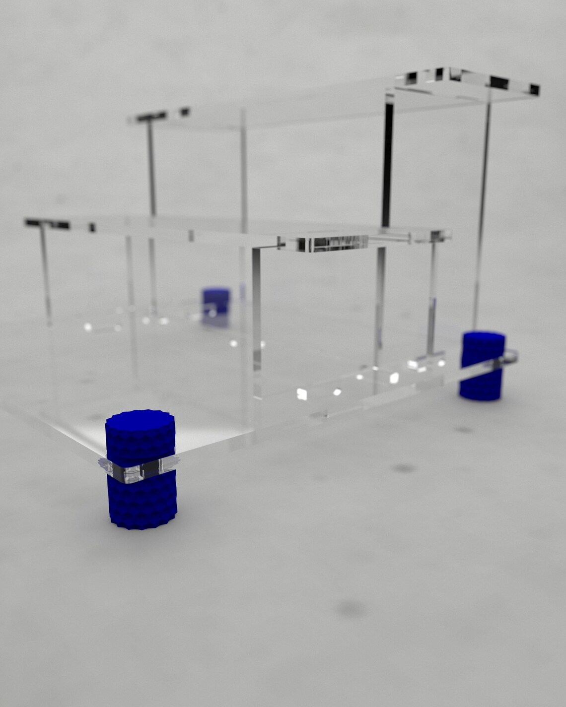3D Printed Display Standoffs – Modern Acrylic Riser Hardware (set of 4 ...