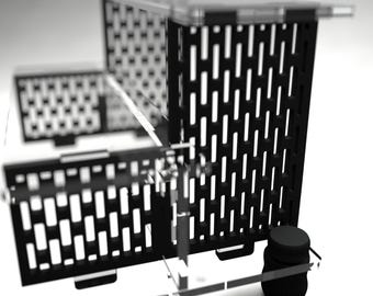 Custom Acrylic Display Stand: 3-Tier Riser for Retail, Office, Events