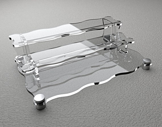 3-Tier Acrylic Display Stand – Cosmetics & Fragrance Organizer