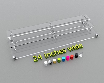 3-Tier Clear Acrylic Display Stand Riser: Trade Show, Exhibition, Event