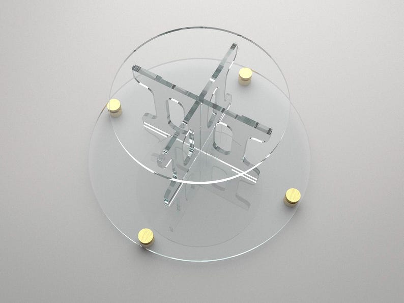 Modern Round Acrylic Display Riser Cup Cake Stand Wedding Decor ADR_03 ...