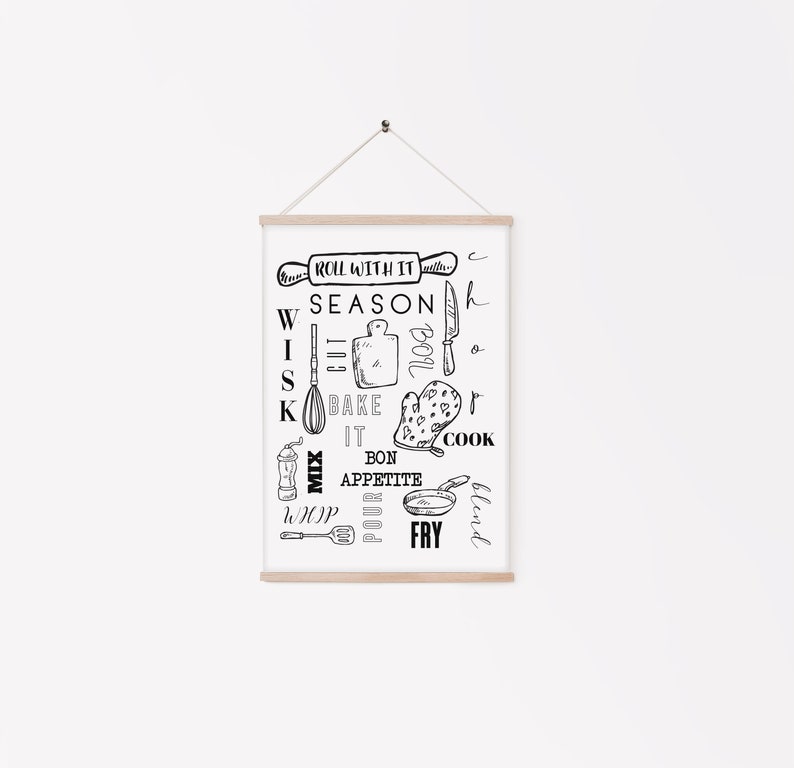 Kitchen Sign Kitchen Wall Decor Kitchen Word Art Kitchen Etsy