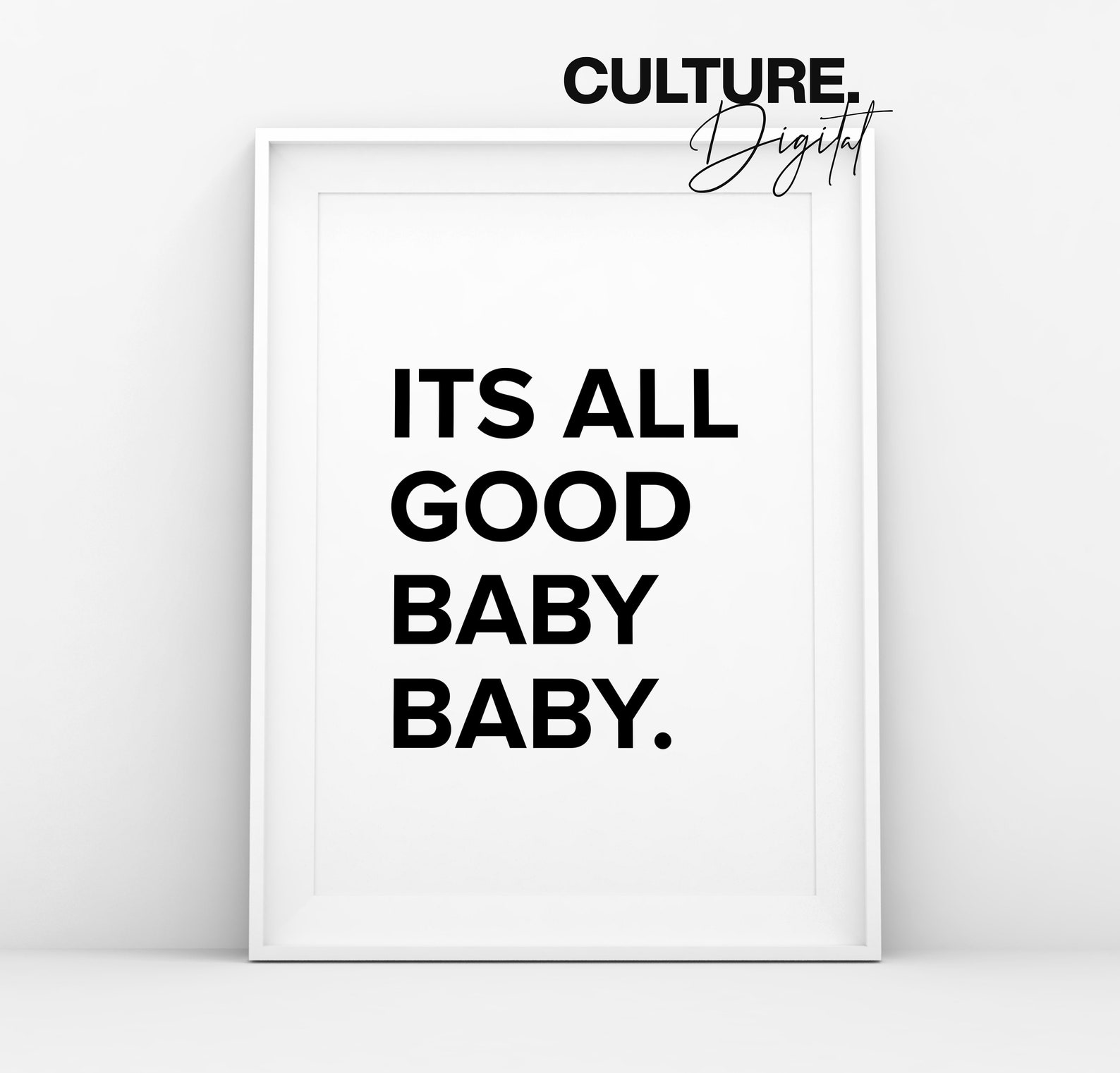 Its all good baby baby Biggie Smalls Print Poster High Etsy