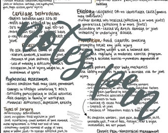 看護ノート - 変形性関節症