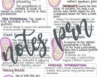 看護ノート - 胎児難産