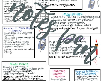 看護ノート - 経口糖尿病薬