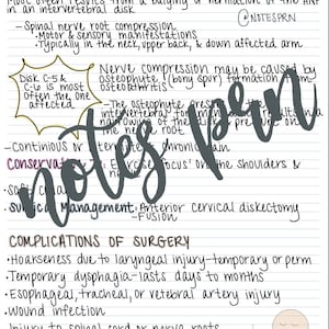 Nursing notes-Cervical neck pain