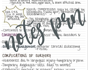 Nursing notes-Cervical neck pain