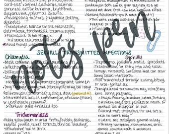 Nursing notes-sexually transmitted diseases and infections