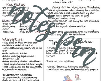 看護ノート-溶血輸血