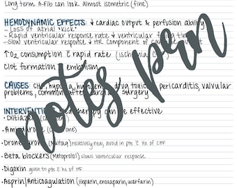 看護ノート-心房細動