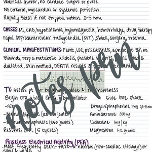 Nursing notes-Ventricular Fibrillation
