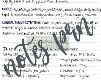 Nursing notes-Ventricular Fibrillation