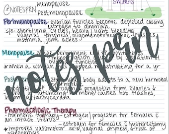 看護ノート-更年期