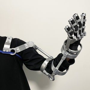 Cyberpunk Robotic Arm-Cyberpunk Gloves-Cyberpunk Cosplay Props-Gifts for Her-Birthday Gifts-Christmas Gifts