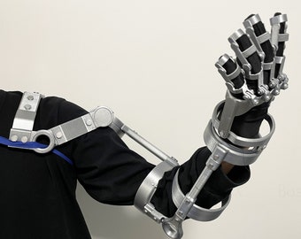 Cyberpunk Robotic Arm-Cyberpunk Gloves-Cyberpunk Cosplay Props-Gifts for Her-Birthday Gifts-Christmas Gifts