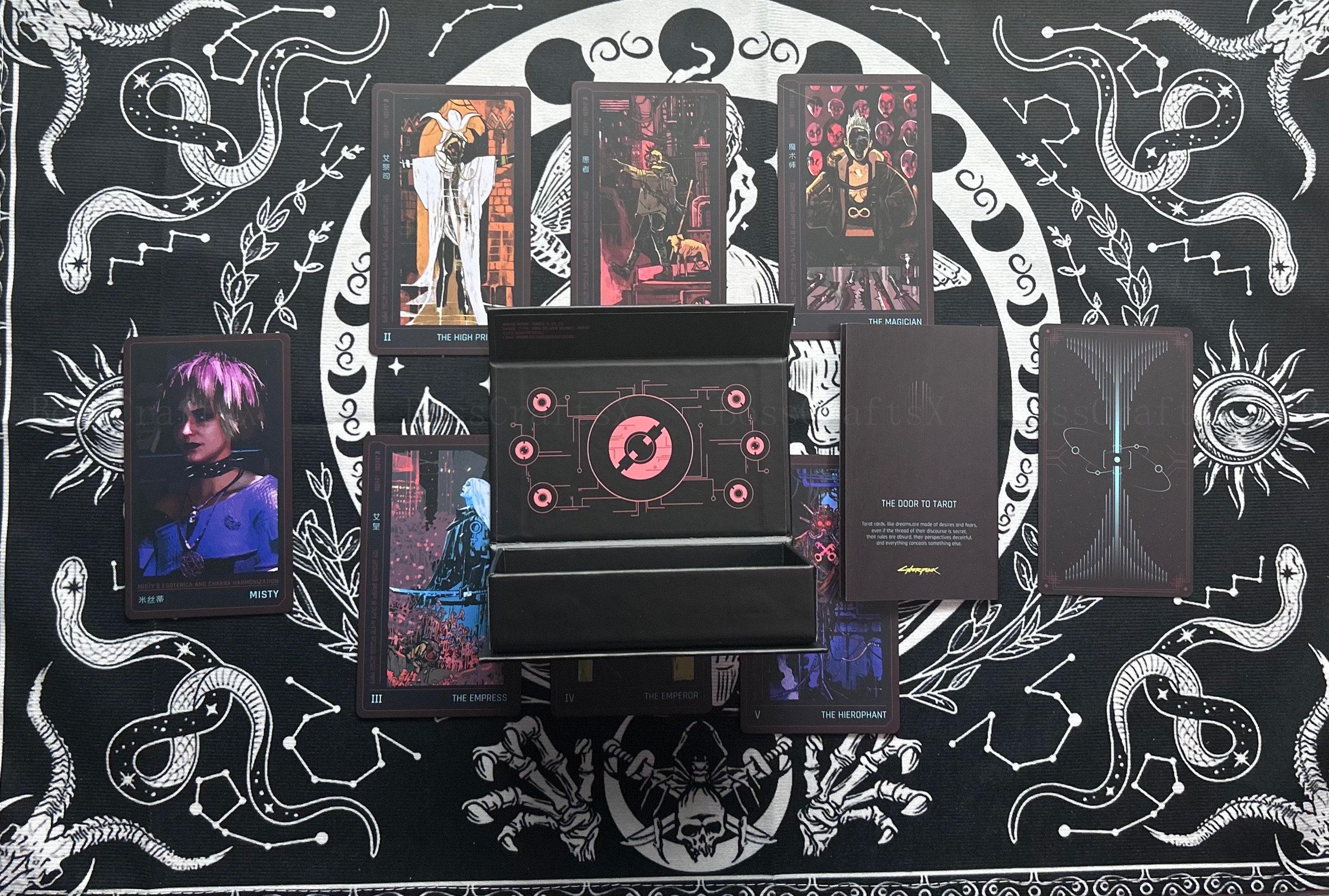Cyberpunk 2077 Tarot Cardscyberpunk Phantom Liberty Tarot Etsy Australia