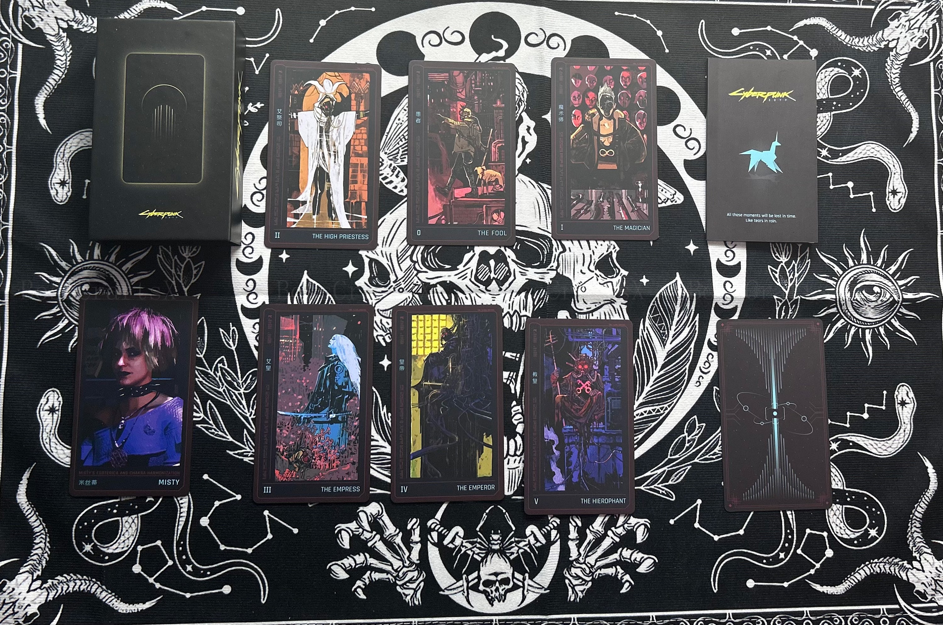 Cyberpunk 2077 Tarot Cardscyberpunk Phantom Liberty Tarot Etsy Australia