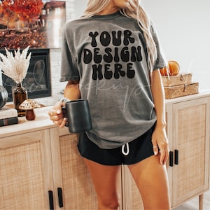 Pepper Comfort Colors 1717 Mockup| Halloween Mockup| Fall Mockup