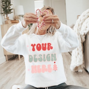 Comfort Colors White 1566 Mockup| Christmas Mockups