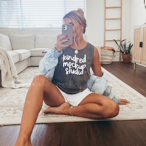 Pepper Comfort Colors 9360 Tank Top| Pepper 9360 Comfort Colors Tank Top| Tank Top Mockup| Summer Mockup| Comfort Colors Mockup