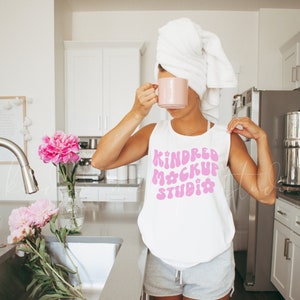 Comfort Colors 9360 Tank Top| White 9360 Comfort Colors Tank Top| Tank Top Mockup| Summer Mockup| Comfort Colors Mockup