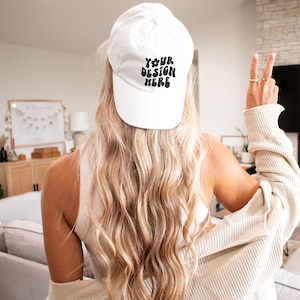 White Hat Mockup| Dad Hat Mockup| Baseball Hat Mockup| Cap Mockups