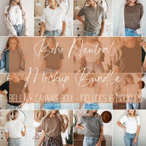 Boho Neutral Mockup Bündel | Herbst Mockup Bundle