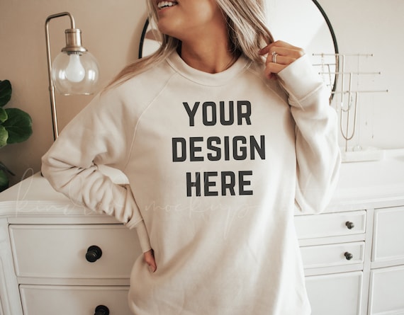 3901 Heather Dust Sweater Mockup Bella Canvas 3901 Mockup - Etsy